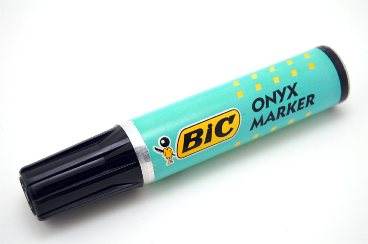 Bic Onyx Bullet 1482 Boîte de 12 marqueurs Noir 1,5 mm